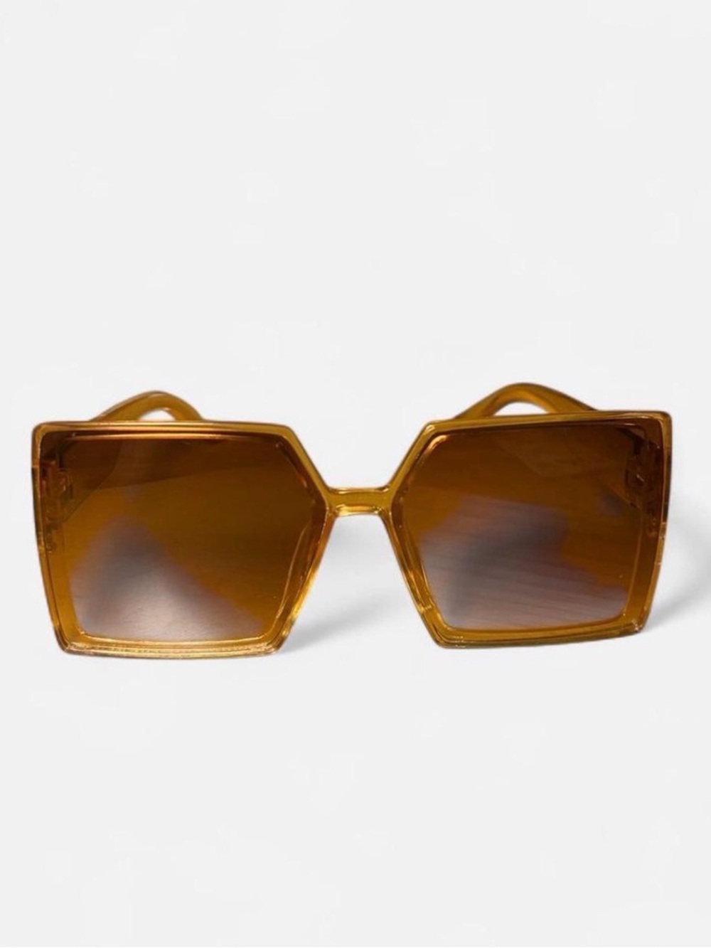 Women's Oversized Hexagon Sunglasses - Amber